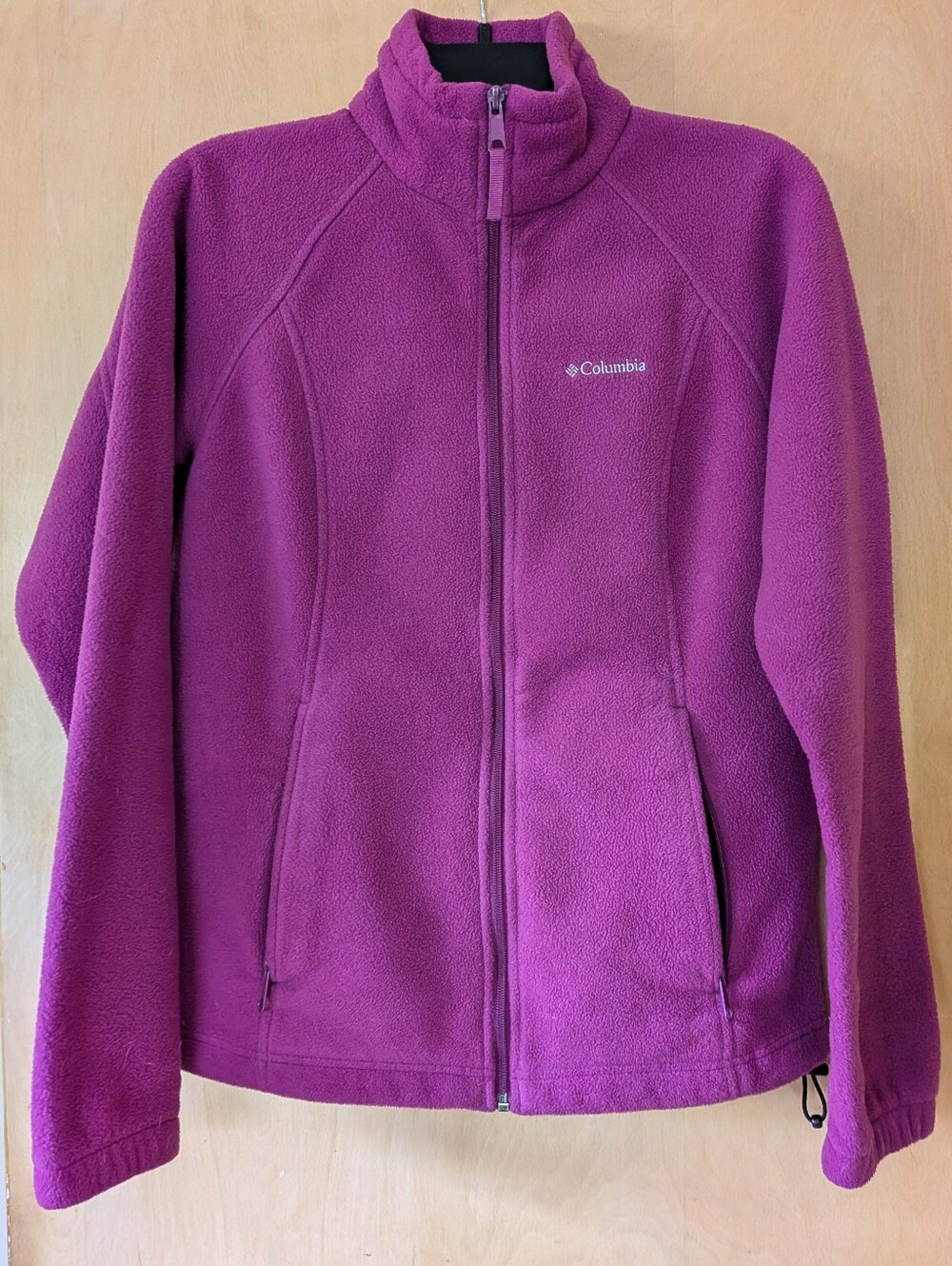 Columbia Magenta Full-Zip Fleece Jacket